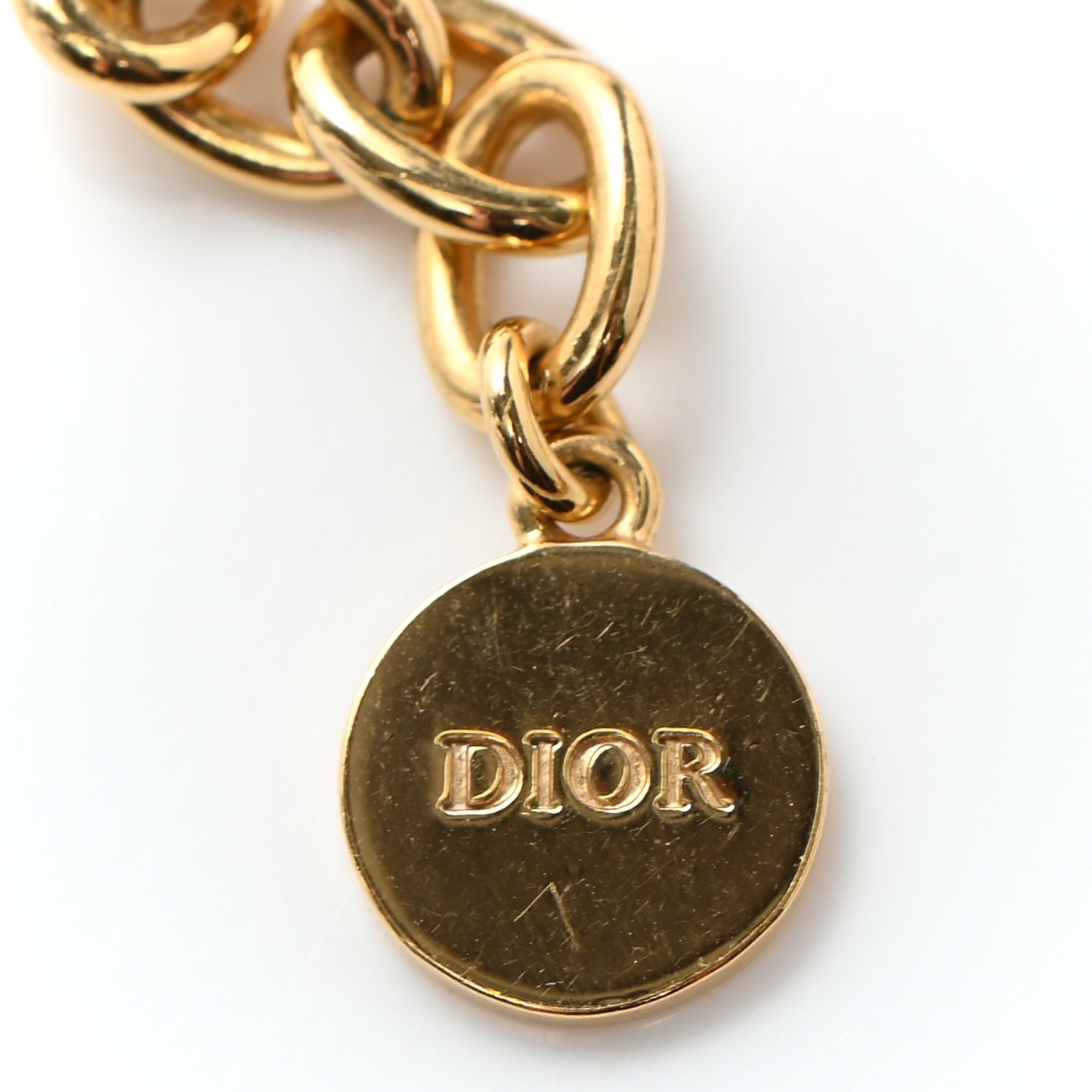 Metal Danseuse Etoile Chain Choker Necklace Gold