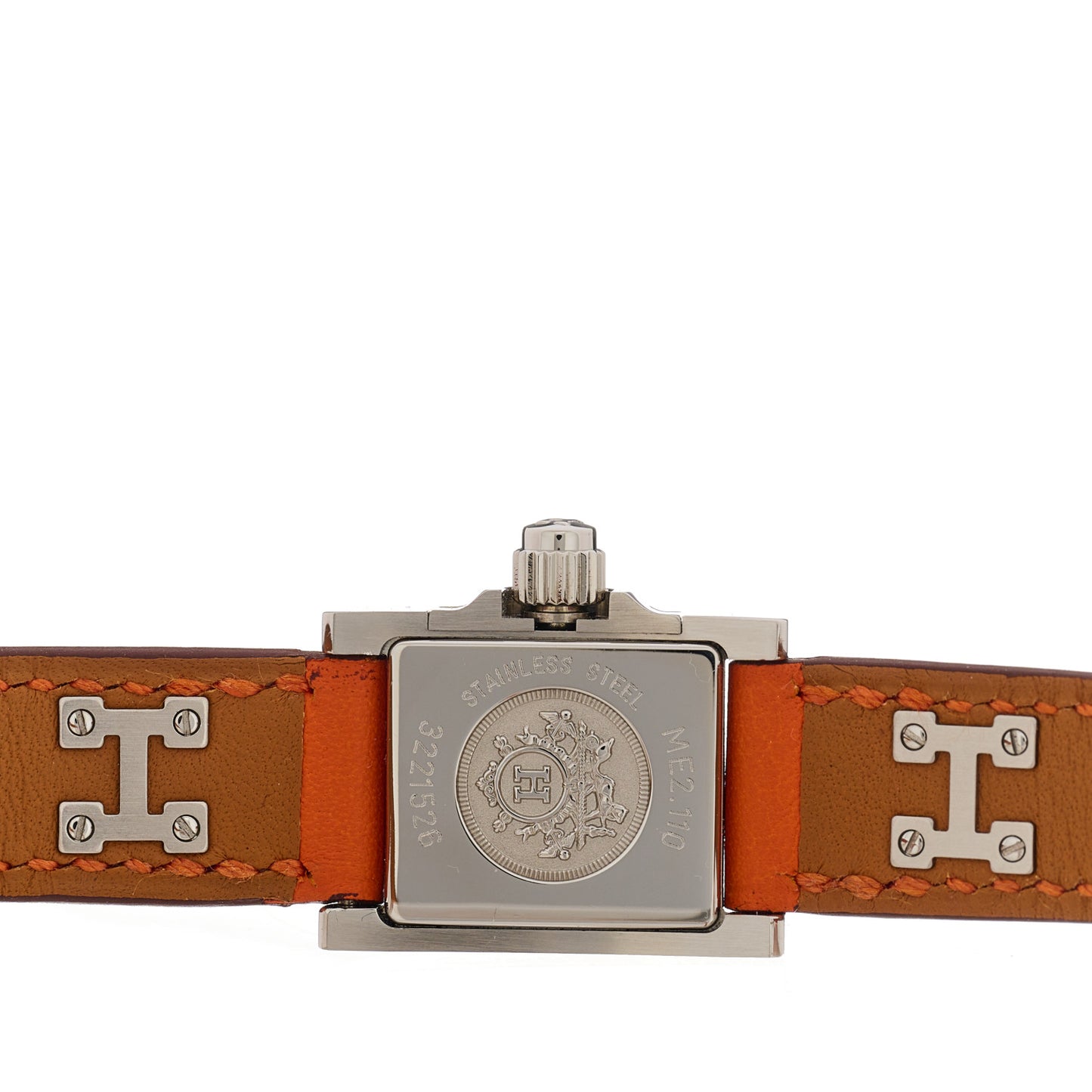 Stainless Steel Swift 16mm Medor Double Tour Quartz Watch Orange