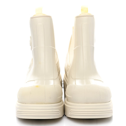 Christian Dior Neoprene Rubber Dior Genesis 30mm Ankle Boots 36 Off White 2 of 12