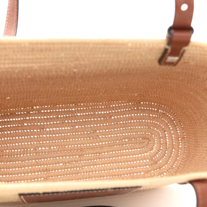 Loewe Raffia Small Square Basket Tote Bag Natural Tan 5 of 8