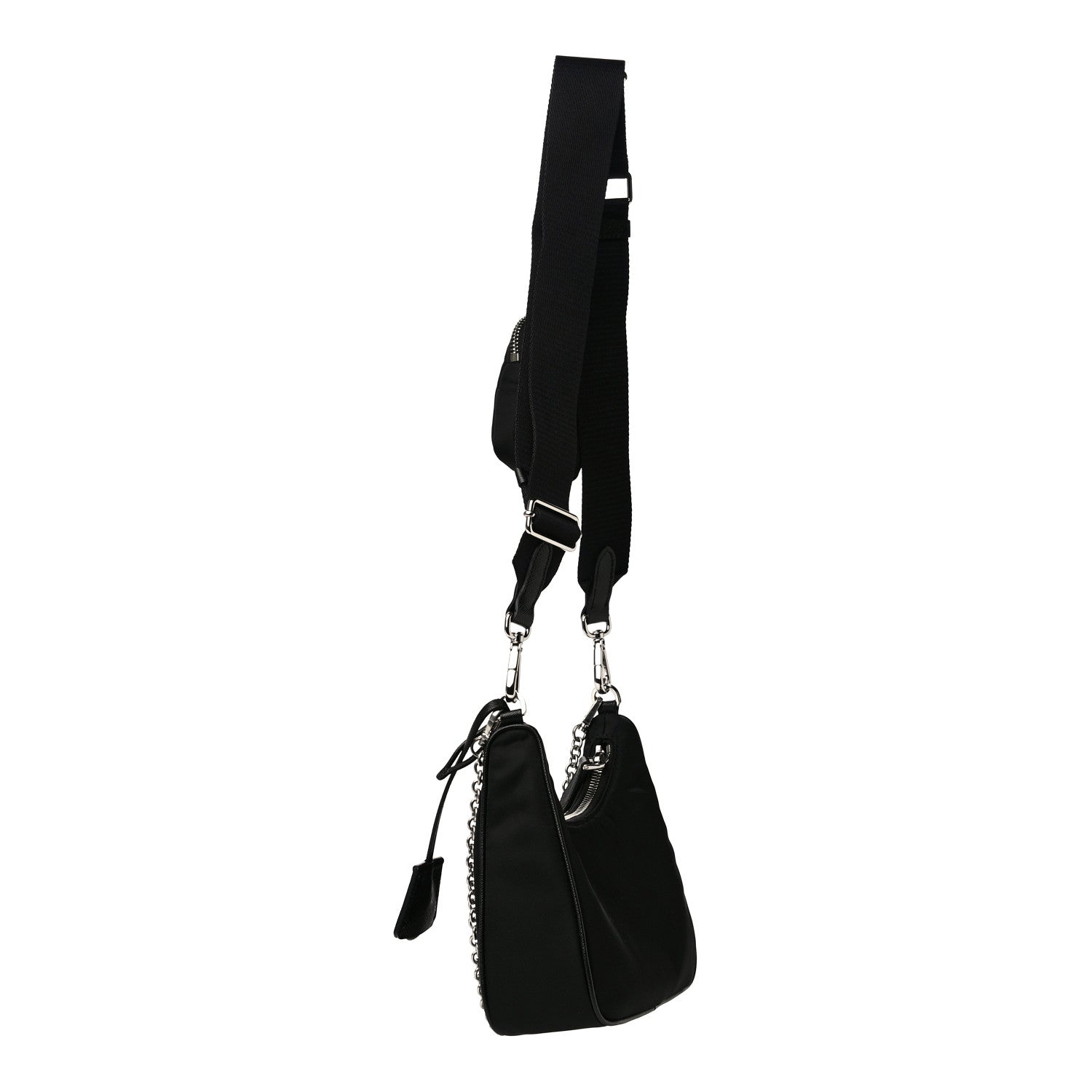 Prada Nylon Re-Edition 2005 Shoulder Bag Black 3 of 13