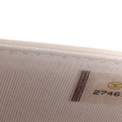 Chanel Caviar Quilted Boy Wallet On Chain WOC White 8 of 13