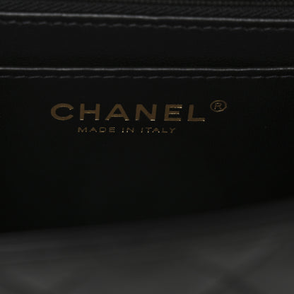 Chanel Lambskin Quilted Mini Square Flap Black 6 of 11