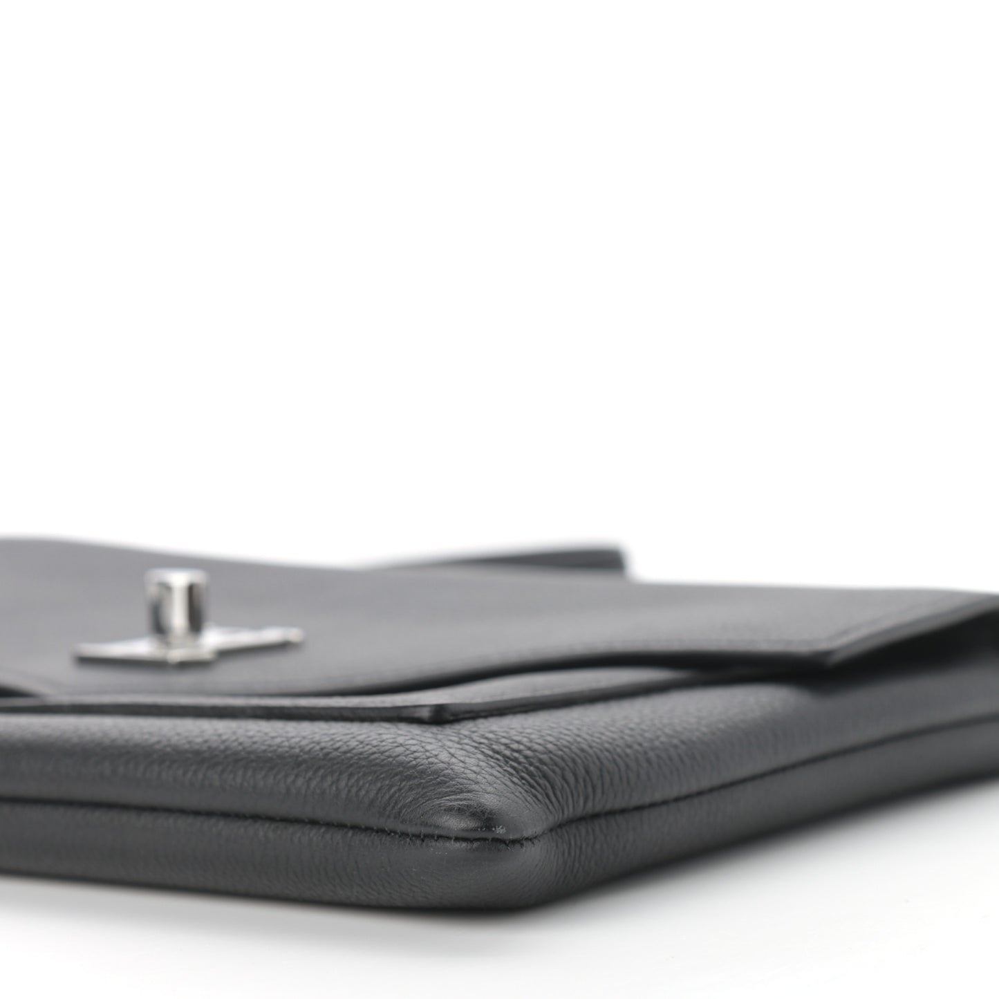 Soft Calfskin My Lockme Pochette Black