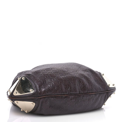 Gucci Guccissima Medium Indy Top Handle Hobo Dark Brown 4 of 11
