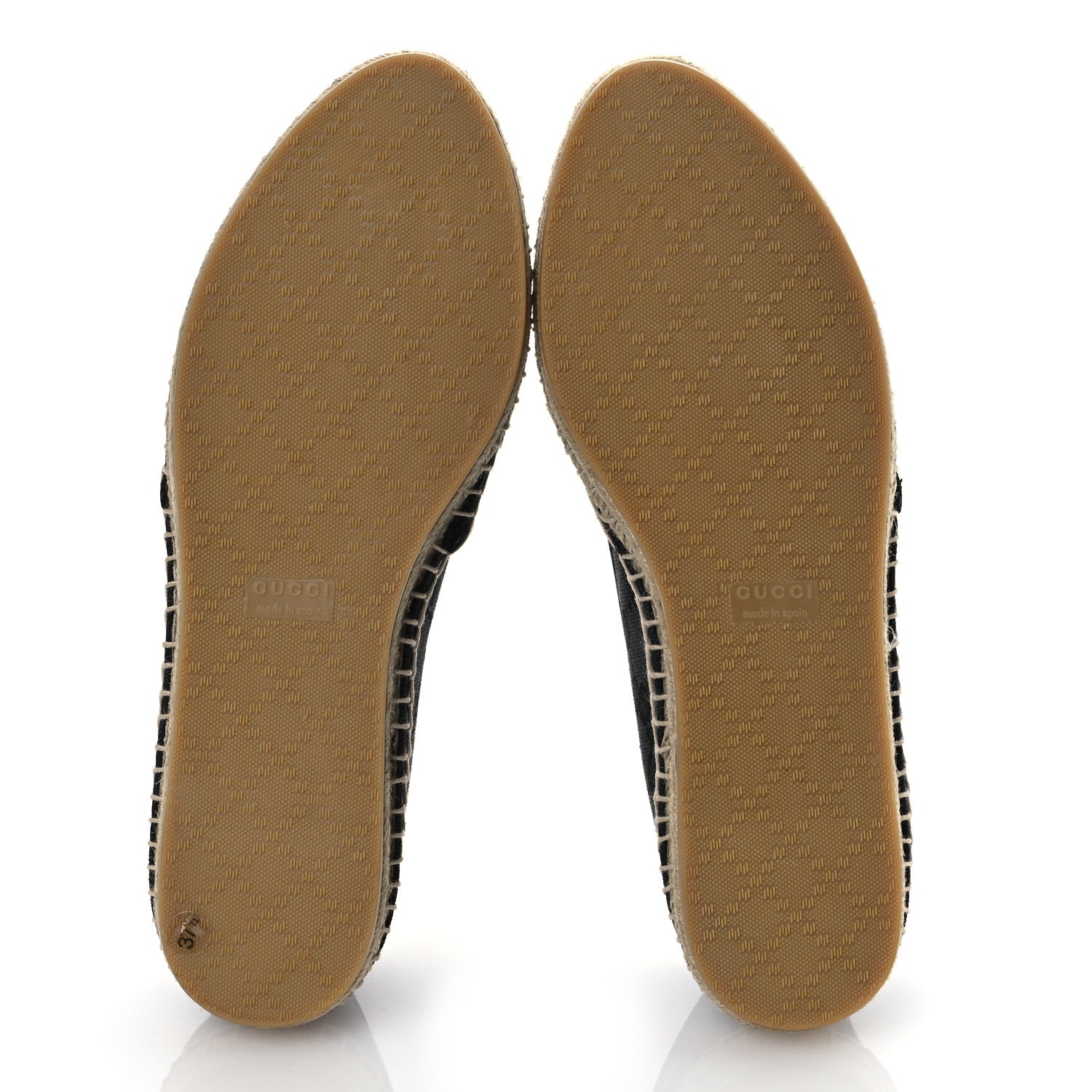 Gucci Monogram Espadrilles 37.5 Blue Black 7 of 13