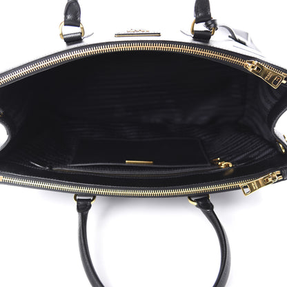 Prada Saffiano Medium Galleria Double Zip Tote Black 6 of 12
