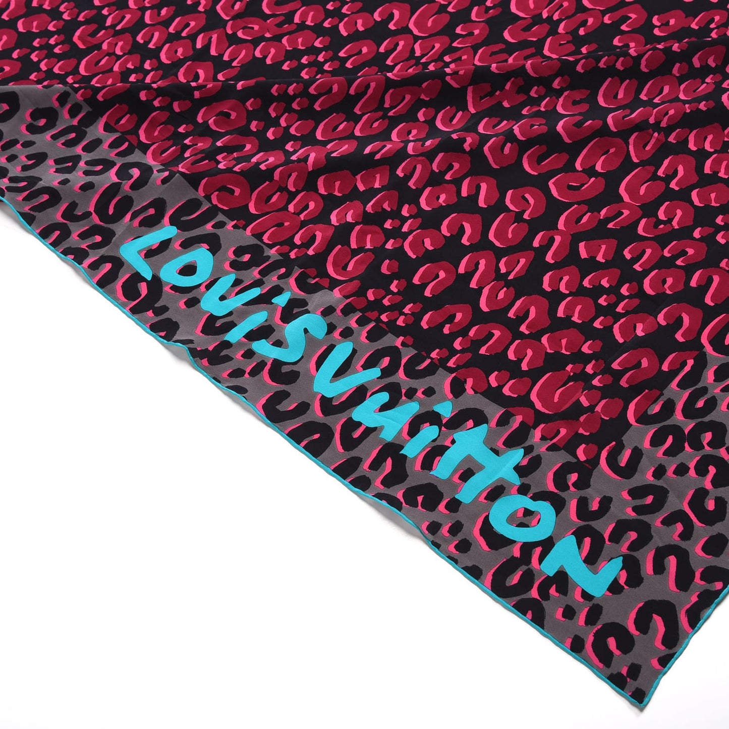 Silk Giant Leopard Square Scarf