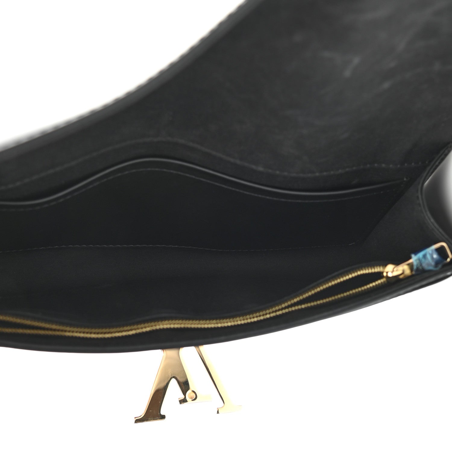 Louis Vuitton Patent Louise Clutch Black 5 of 8