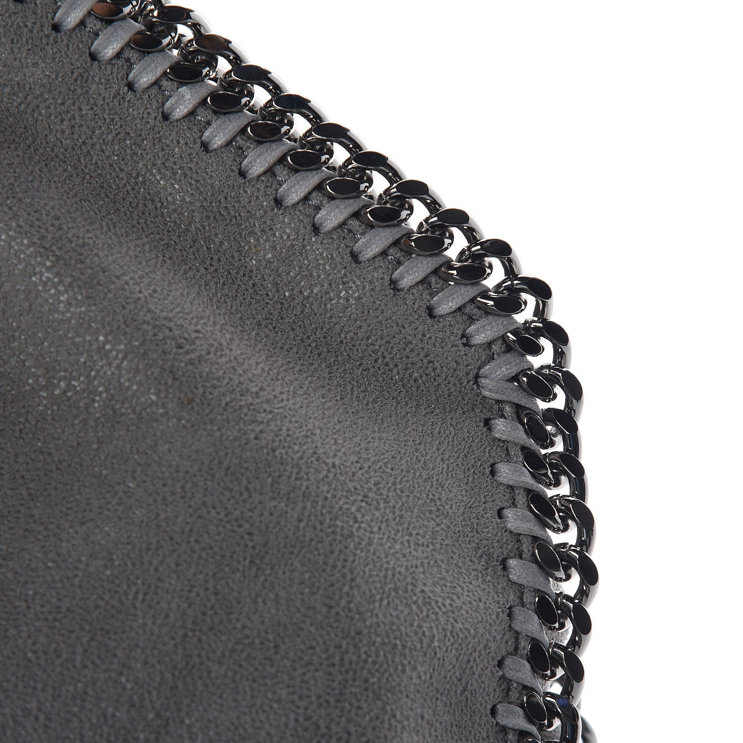 Stella McCartney Shaggy Deer Falabella Fold Over Tote Grey 9 of 9