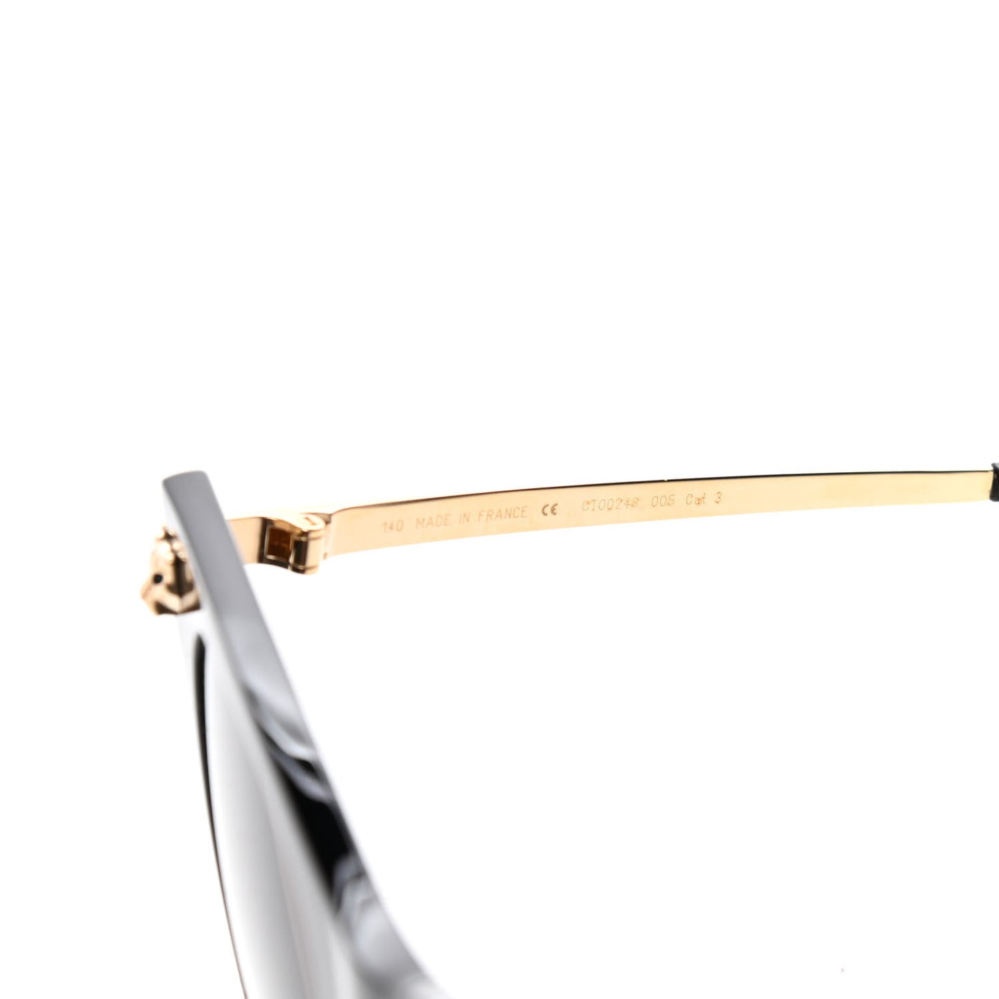Panthere De Cartier Sunglasses Black