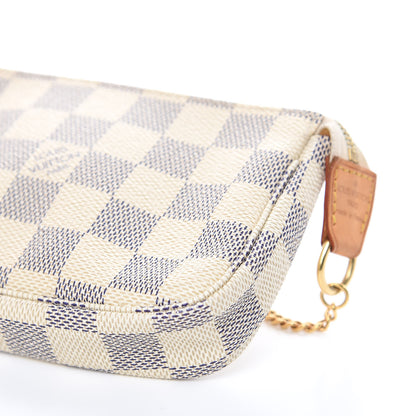 Louis Vuitton Damier Azur Mini Pochette Accessories 8 of 10