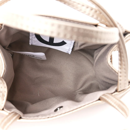 Telfar Metallic Vegan Leather Small Shopping Bag Gold 5 of 10
