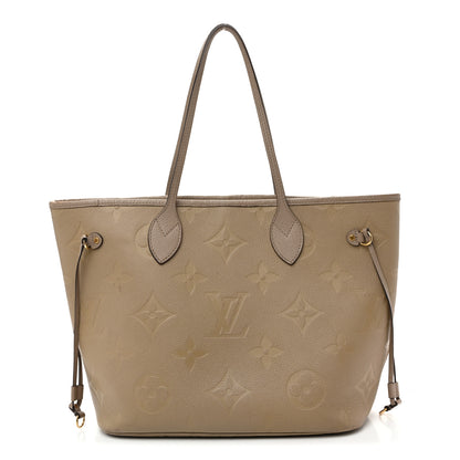 Louis Vuitton Empreinte Monogram Giant Neverfull MM Tourterelle 1 of 14