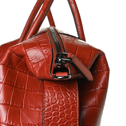Givenchy Calfskin Crocodile Embossed Medium Soft Antigona Paprika 12 of 16