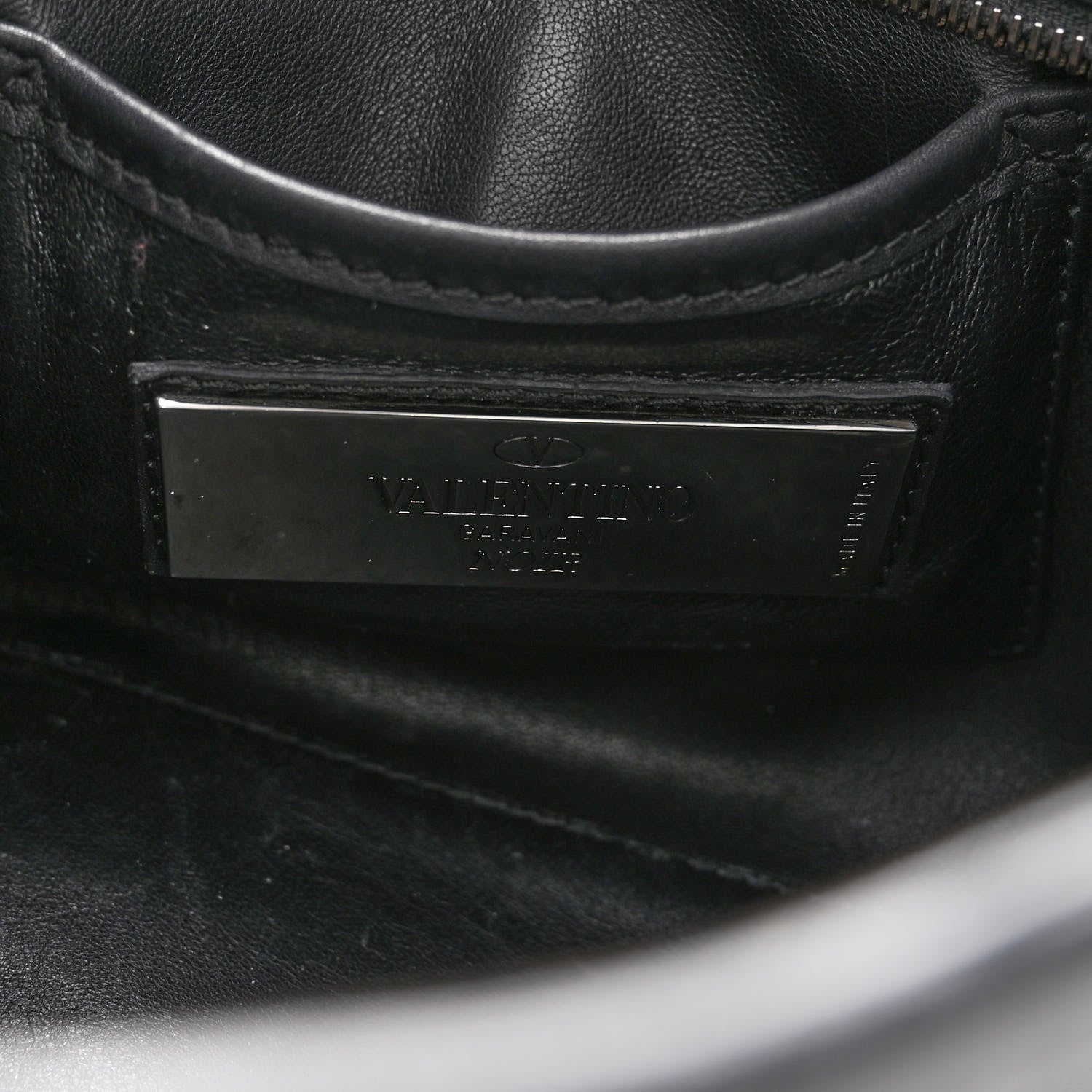 Valentino Garavani Vitello Mini Rockstud Double Handle Tote Black 6 of 14