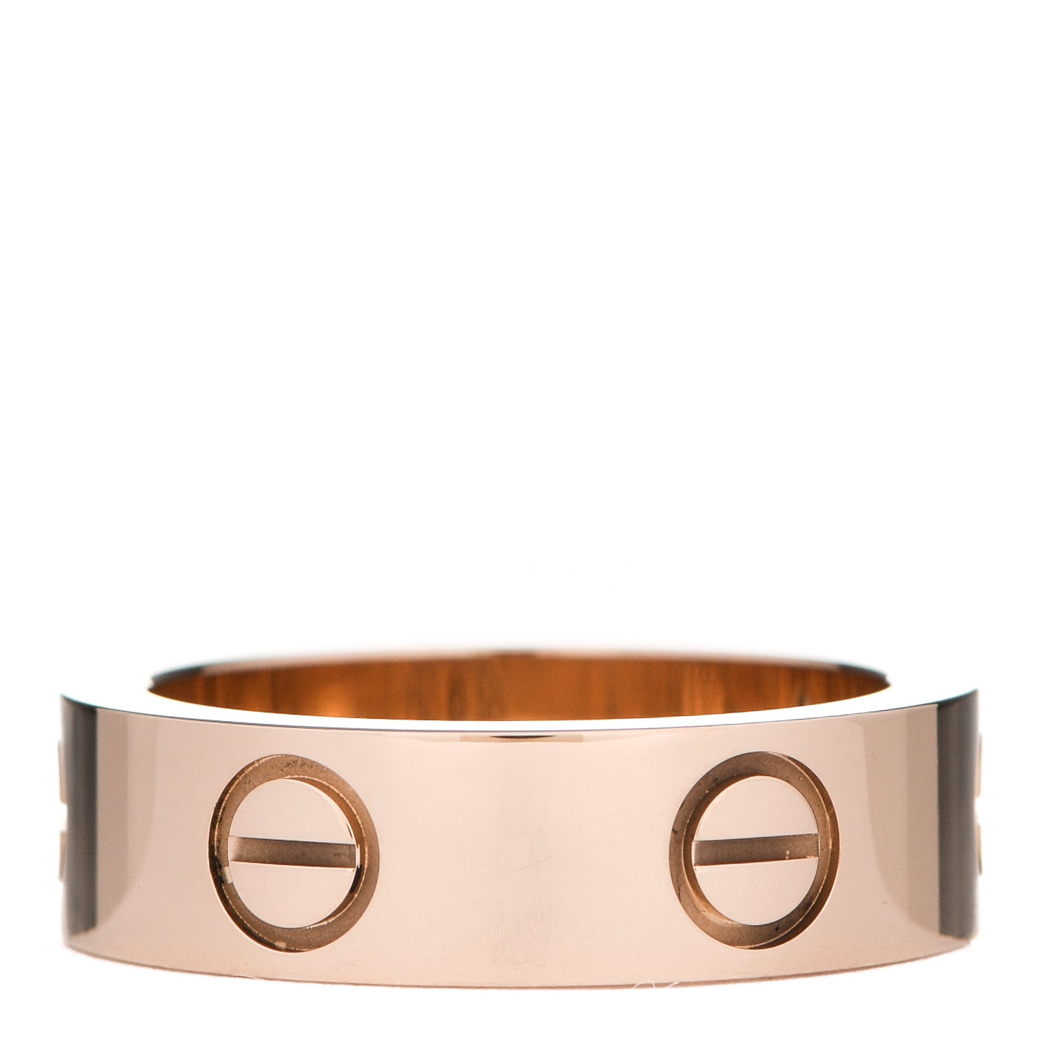 Cartier 18K Pink Gold Pink Sapphire 5.5mm LOVE Ring 50 5.25 3 of 5