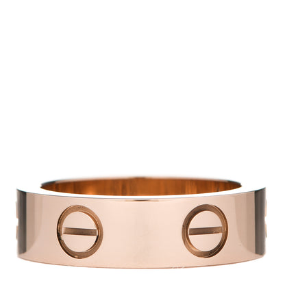 Cartier 18K Pink Gold Pink Sapphire 5.5mm LOVE Ring 50 5.25 3 of 5