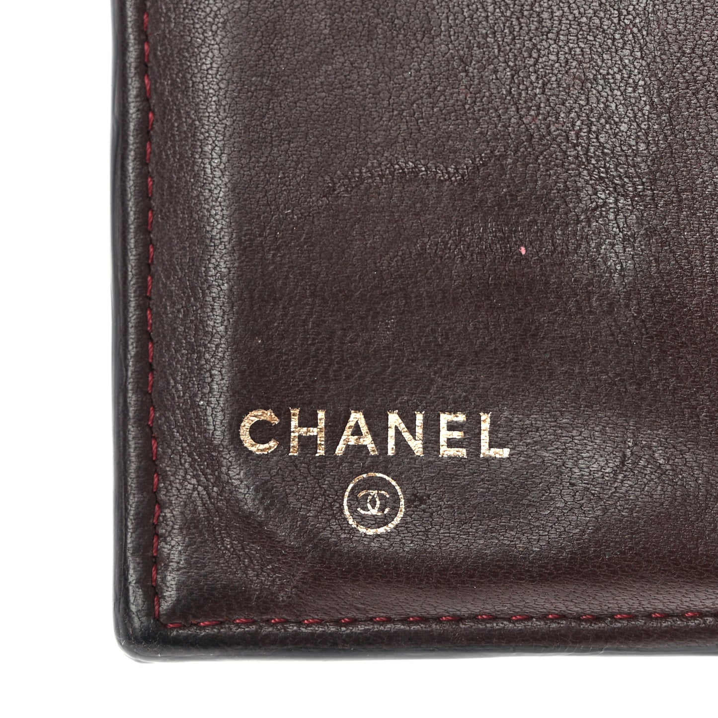Lambskin Quilted Compact Flap Wallet Black
