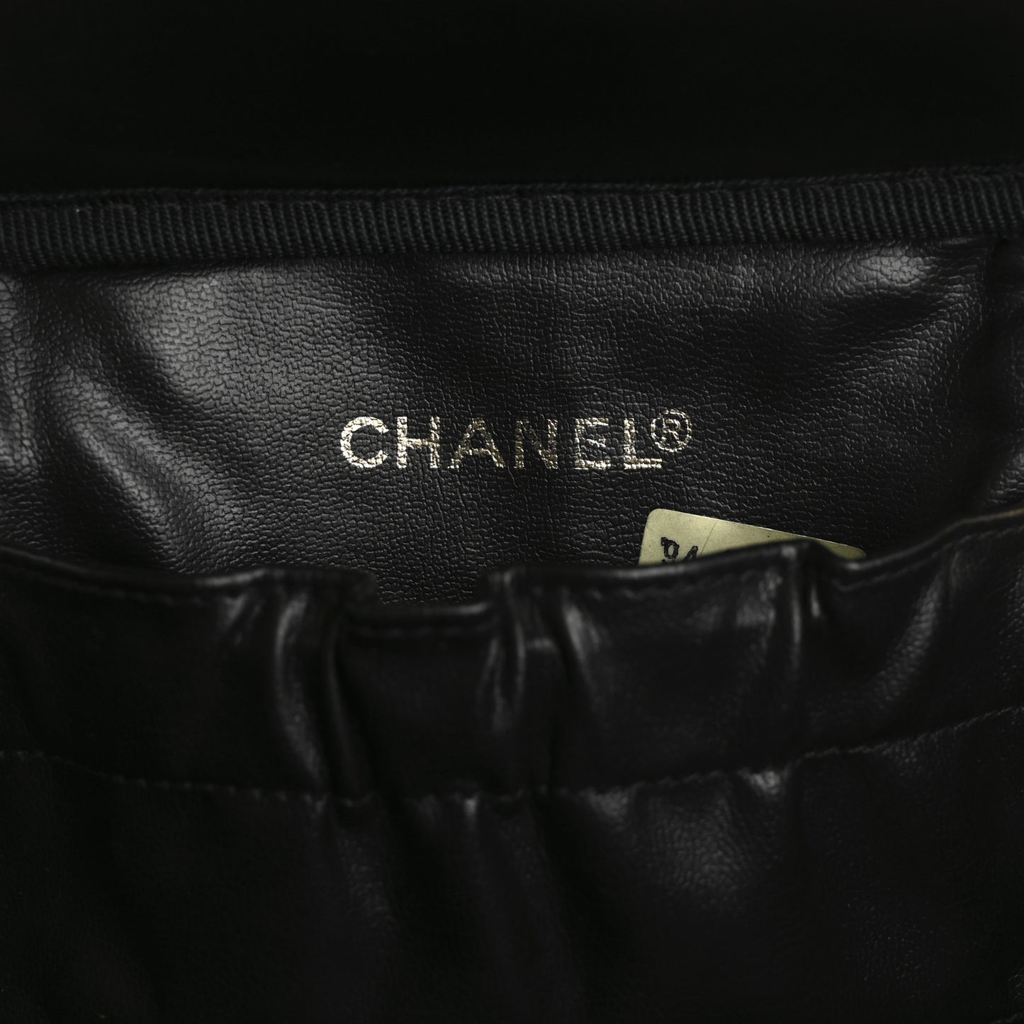 Lambskin Vanity Cosmetic Case Black