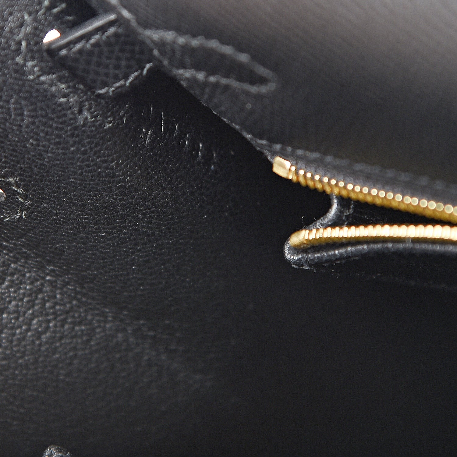 Hermes Epsom Kelly Sellier 25 Black 6 of 10