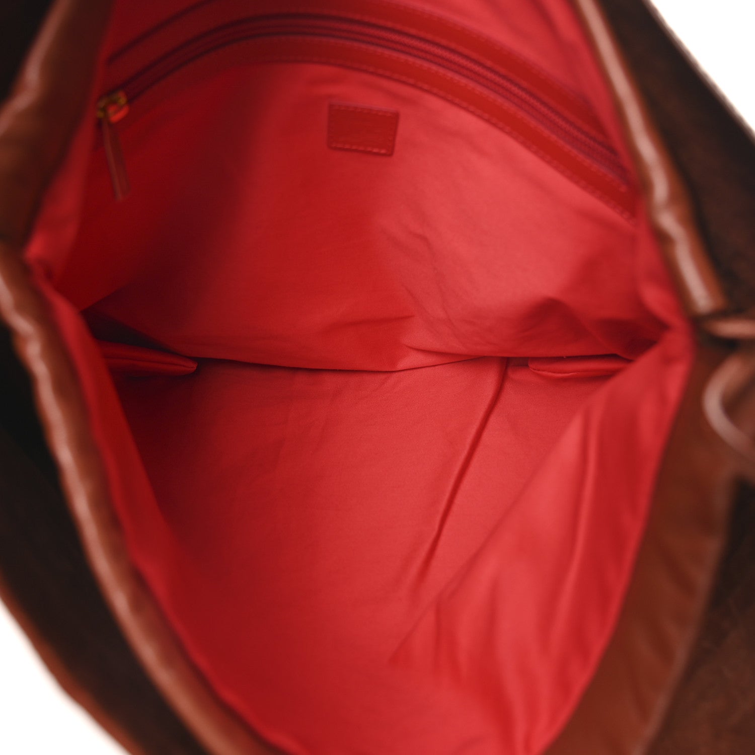 Christian Louboutin Patent Calfskin Crocodile Embossed Le 54 Tote Acajou 5 of 9