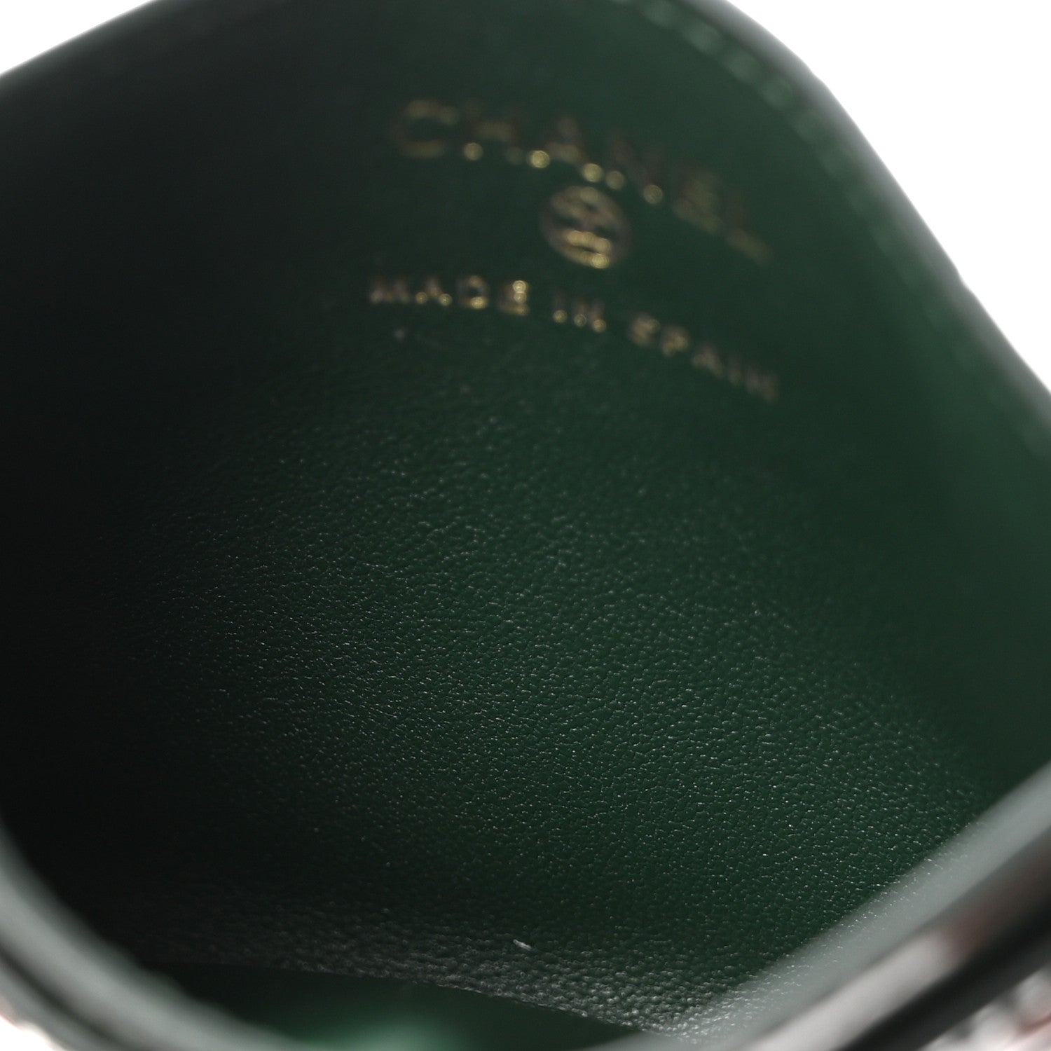 Chanel Calfskin Crocodile Embossed Crococo Card Holder Emerald 5 of 8