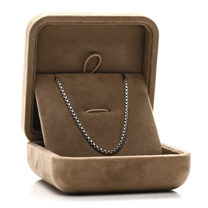 David Yurman Sterling Silver 2.5mm Box Chain Necklace 21" 5 of 5