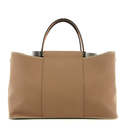 Hermes Vache Hunter Toile Cabag Elan Etoupe 1 of 8