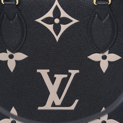 Louis Vuitton Empreinte Monogram Giant Onthego MM Black Beige 10 of 10