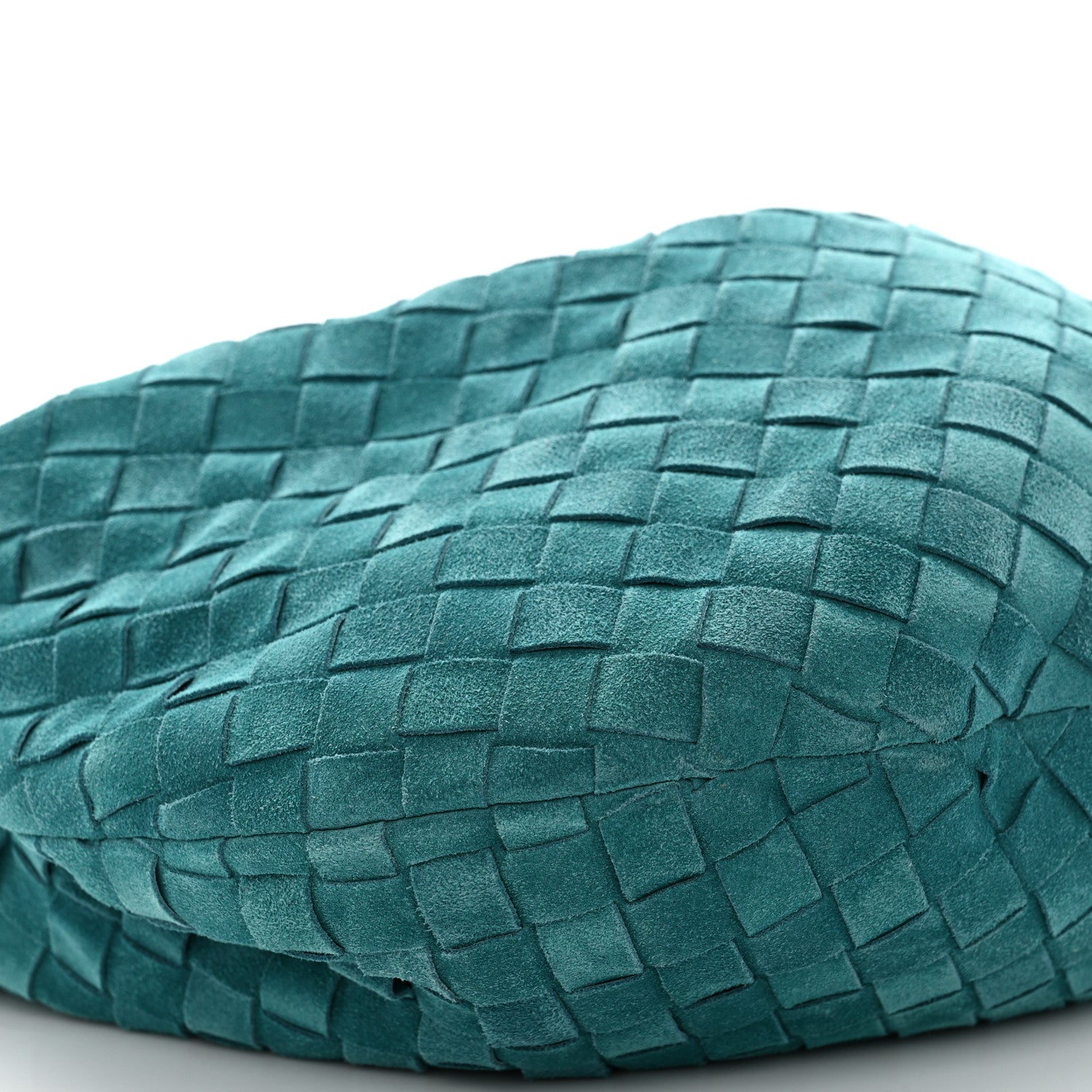 Bottega Veneta Suede Intrecciato Teen Jodie Hobo Petroleum Blue 9 of 10
