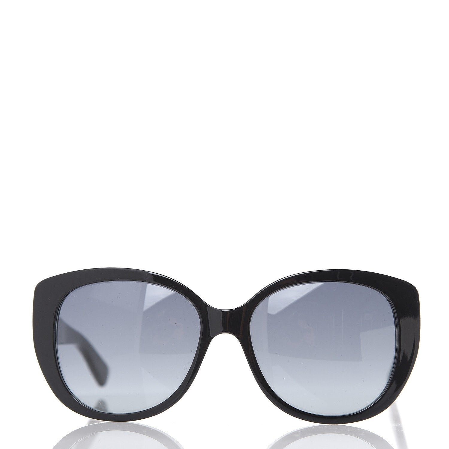 Christian Dior Resin Micro-Cannage Dior Lady 1 Sunglasses Silver Black 4 of 9