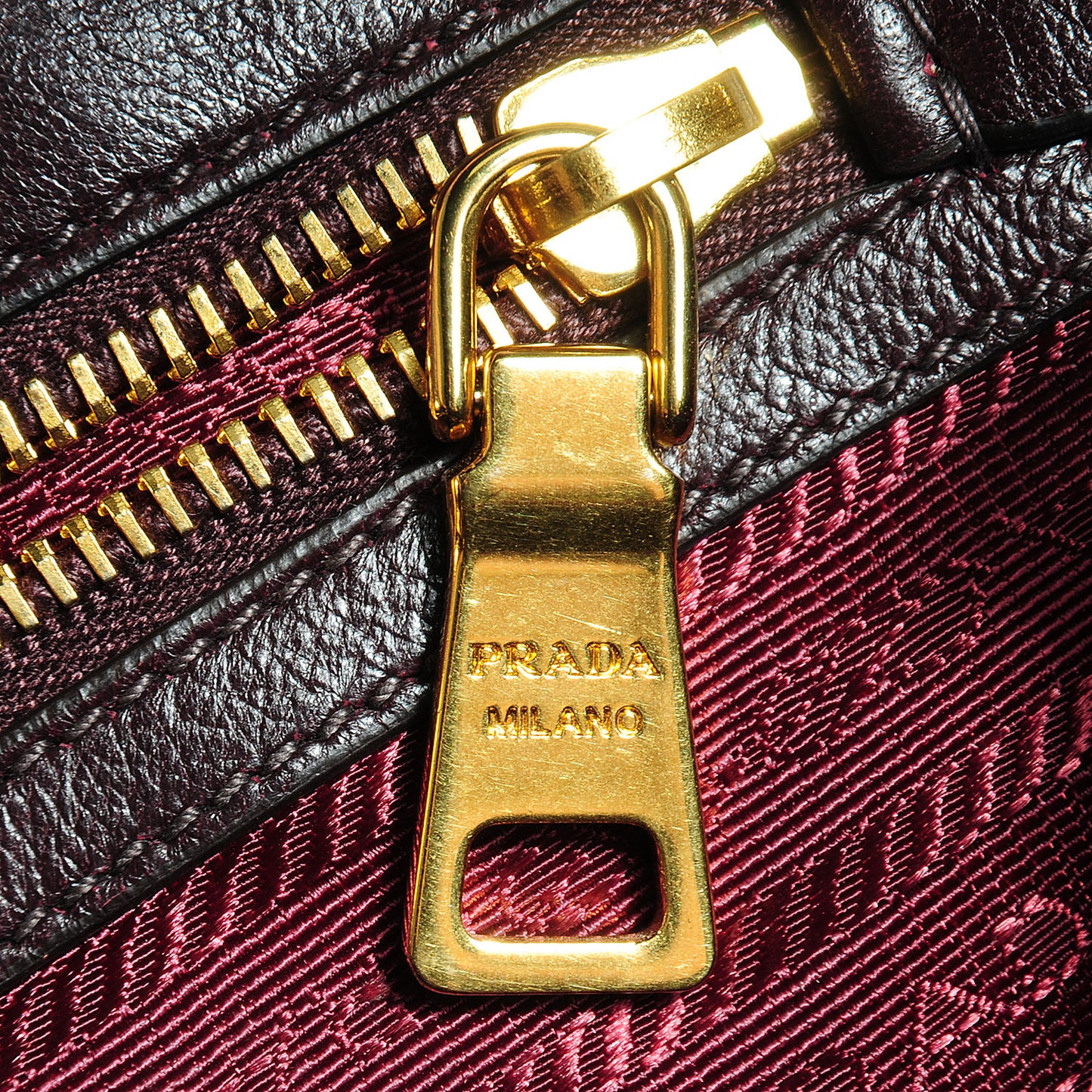 Tessuto Nylon Gaufre Tote Bordeaux