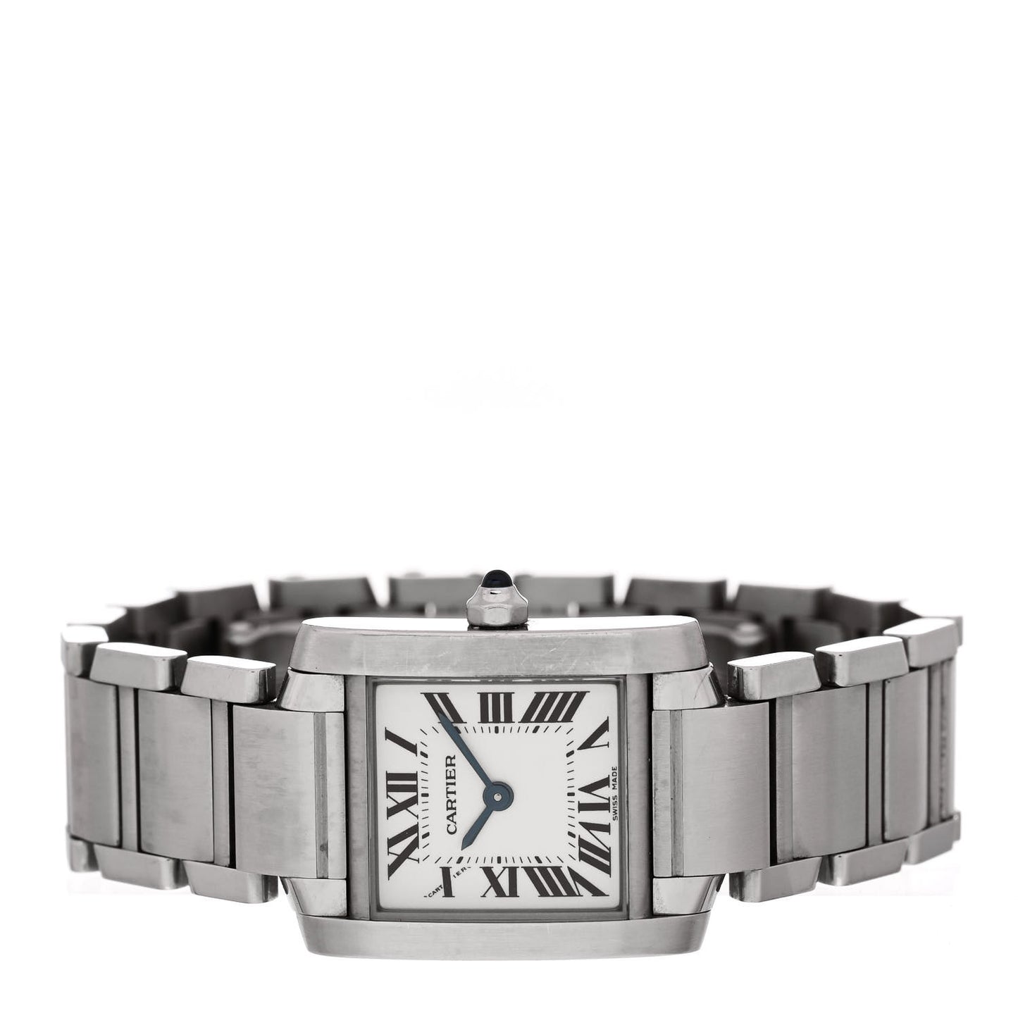Stainless Steel 20mm Tank Francaise Quartz Watch