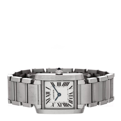 Cartier Stainless Steel 20mm Tank Francaise Quartz Watch 2 of 4