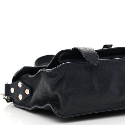Proenza Schouler Calfskin SuedeTiny PS1 Satchel Dark Navy 8 of 9