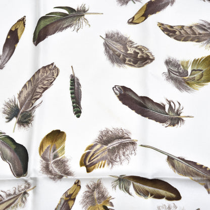 Hermes Silk Plumes par Henri de Linares Scarf 90 4 of 5