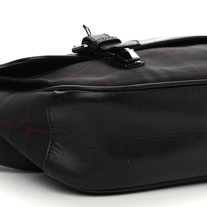 Burberry Nylon Smoked Check Messenger Bag 7 of 10