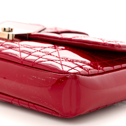 Christian Dior Patent Cannage Miss Dior Promenade Pouch Red 11 of 15
