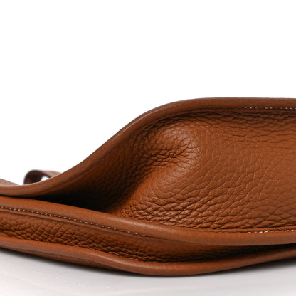 Hermes Taurillon Clemence Evelyne III PM Gold 7 of 8