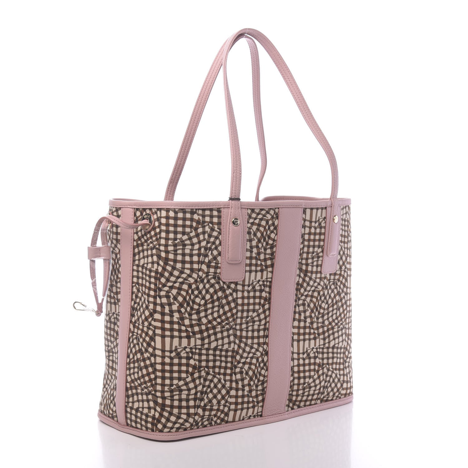 MCM Visetos Medium Liz Reversible Shopper Tote Soft Pink 6 of 15