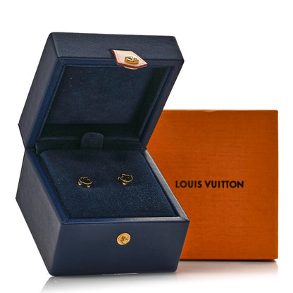 Louis Vuitton 18K Yellow Gold Empreinte Ear Studs Earrings 5 of 5