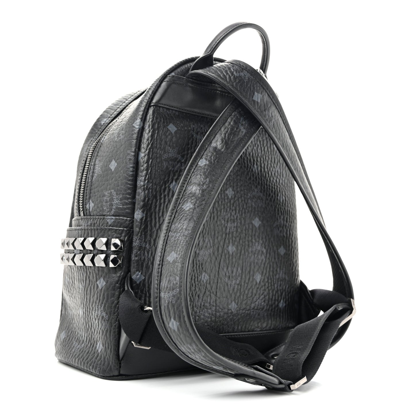 Visetos Small Side Stud Stark Backpack Black