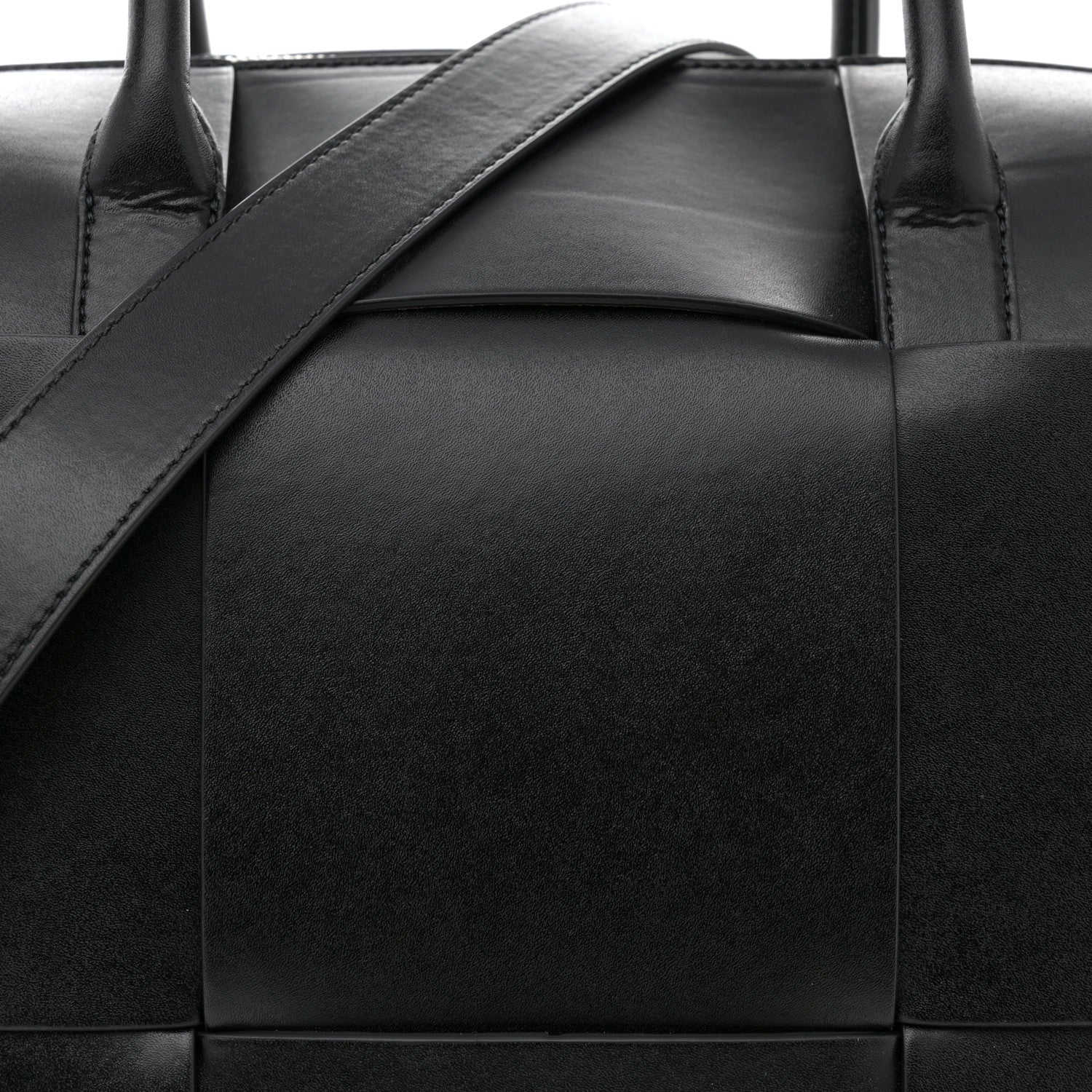 Bottega Veneta Calfskin Maxi Intrecciato Arco Briefcase Black 8 of 13