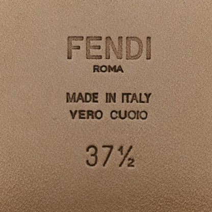 Fendi Glossy Neoprene FFrame Low Ankle Boots 37.5 White 8 of 9