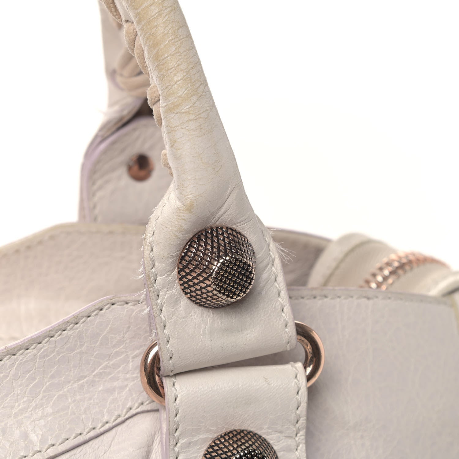 Balenciaga Agneau Giant 21 Rose Gold Hardware City Nacre 7 of 19