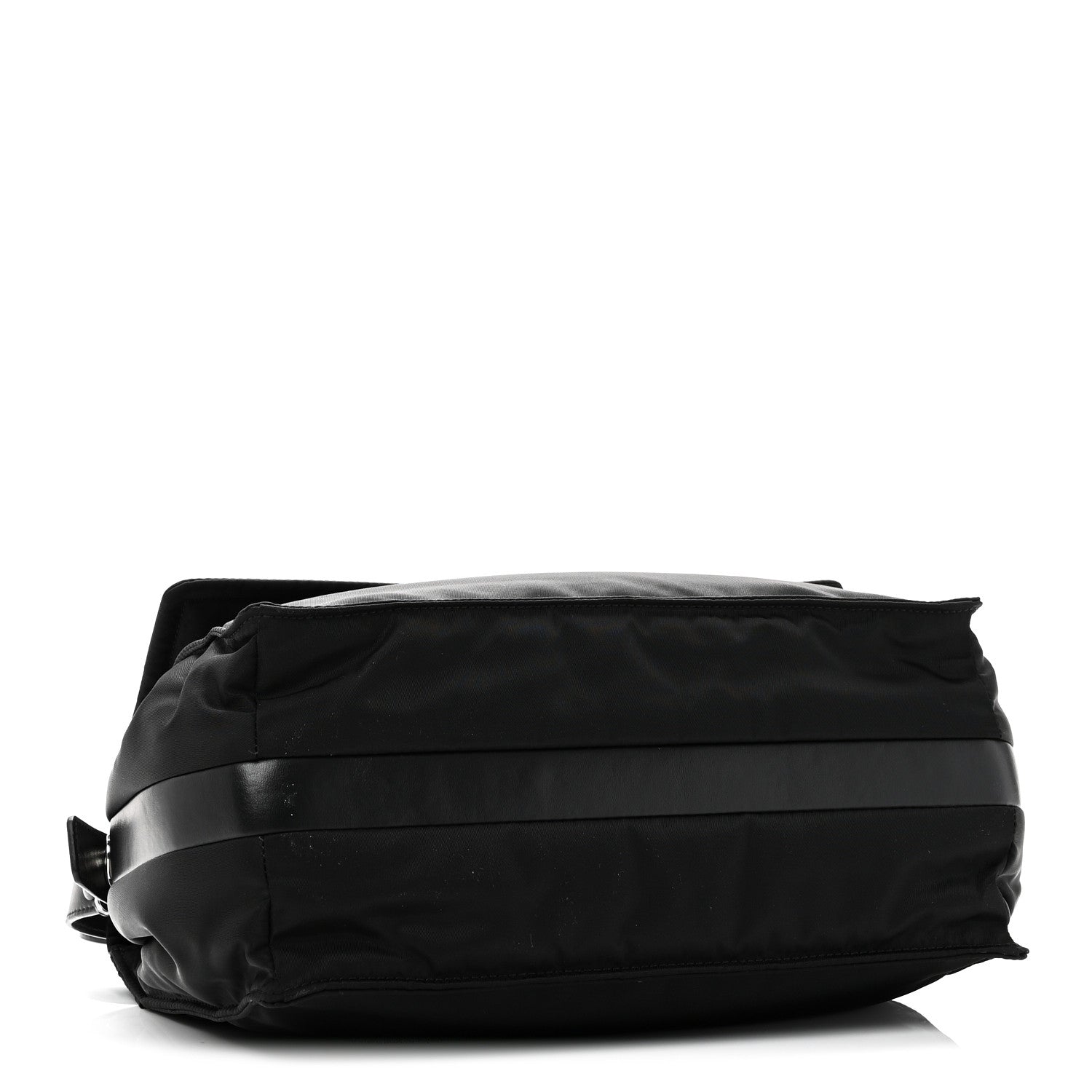 Prada Re-Nylon Vitello Padded Large Flap Shoulder Bag Black 4 of 9
