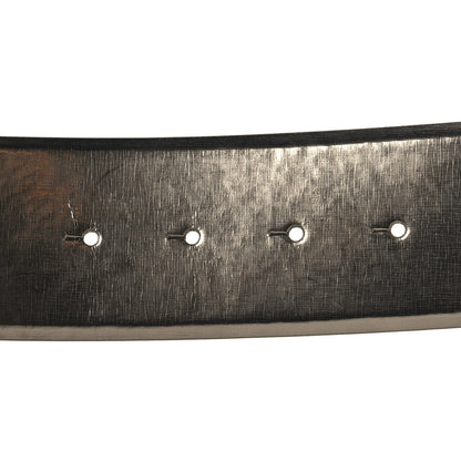 Chanel Metallic Calfskin CC Belt 80 32 Argent Fonce 3 of 7