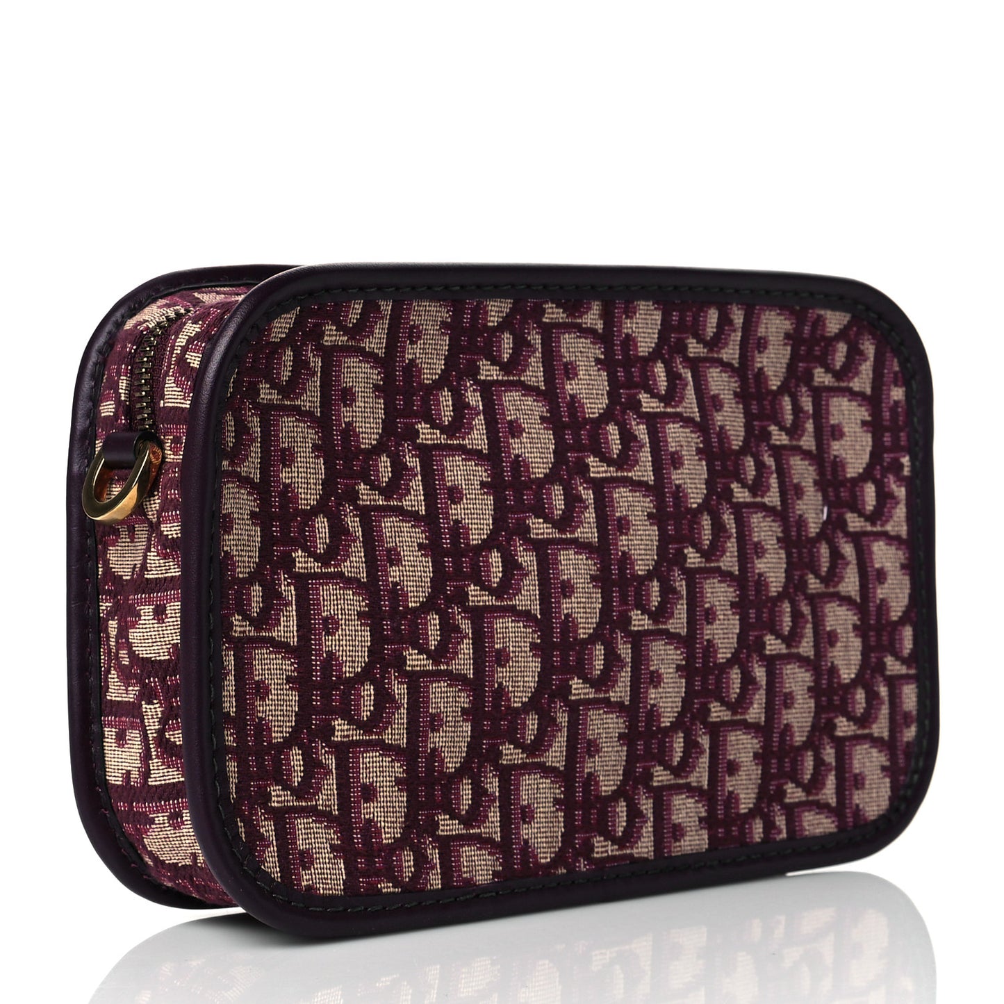Oblique Diorquake Clutch Burgundy
