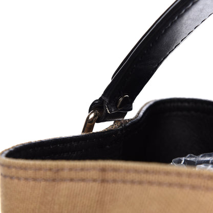 Burberry Canvas Mega Check Medium Ashby Hobo Black 26 of 32